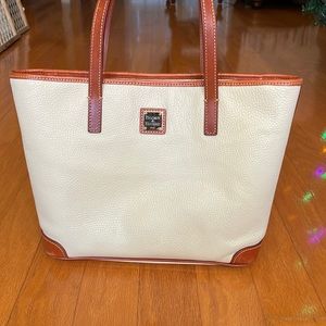 Dooney & Bourke Pebble Grain Charleston in Bone